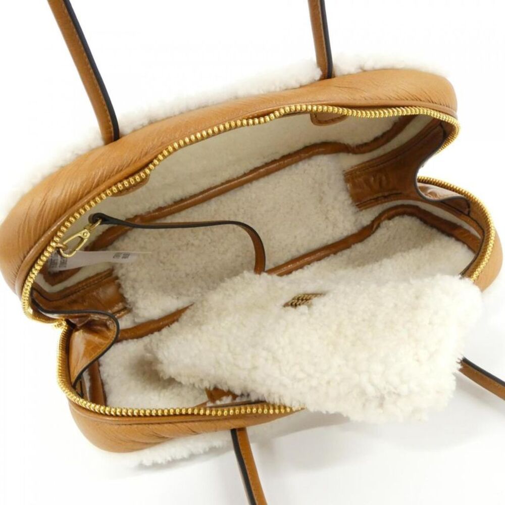 Miu Miu 5BB148 Montone Shearing Shoulder Bag - Picture 8 of 8